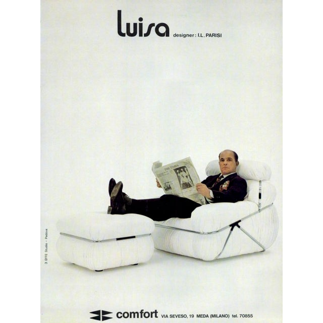 Model Luisa 3-Seater Sofa by Ico and Luisa Parisi for Comfort, 1970s For Sale - Image 16 of 17