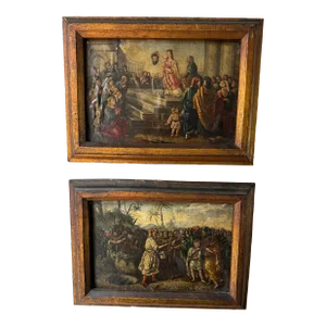 Pair of 17th Century Paintings