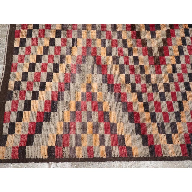 Textile Galerie Shabab Collection Mid-20th Century Turkish Anatolian Accent Rug For Sale - Image 7 of 10