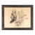 Mary Eliza Dixon | Charcoal Portrait of an Eastern Man | Dated 1887 | American Academic Drawing | Documented Provenance For Sale
