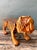 Rustic Vintage Handcrafted Wood and Jute Tiger Stool For Sale - Image 3 of 16