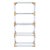 The Mira Étagère features a lucite frame with gold-plated stainless steel accents. Four enclosed shelves provide elegant...