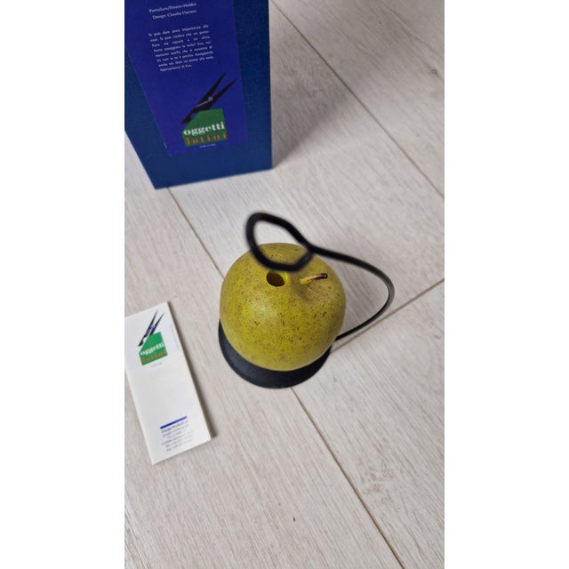 Eva Mono Fiore Flower Vase by Claudia Hamers for Oggetti Latini, 1990s For Sale - Image 13 of 16