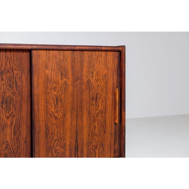 Scandinavian Symmetric Sideboard in Rosewood, Denmark, 1960 For Sale - Image 14 of 18