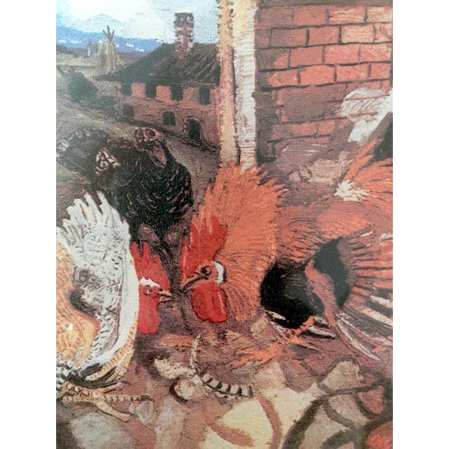 Brown Antonio Ligabue, Lotta di Galli, 1979, Pigment Print For Sale - Image 8 of 13