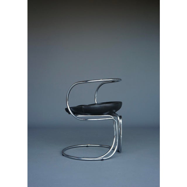 Black Tatlin Chair by Vladimir Tatlin for Nikol, Italy, 1970s For Sale - Image 8 of 14