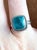 Rare Grandidierite Solitaire Ring in Sterling Silver, Size 6 For Sale - Image 9 of 12