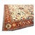 Persian Serapi 7x11 Ivory, Rust, & Blue Recreation Handmade Area Rug #1141228 For Sale - Image 11 of 11