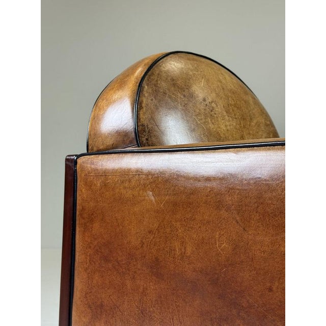 Art Deco Club Chairs in Sheepskin, Set of 2 For Sale - Image 14 of 18