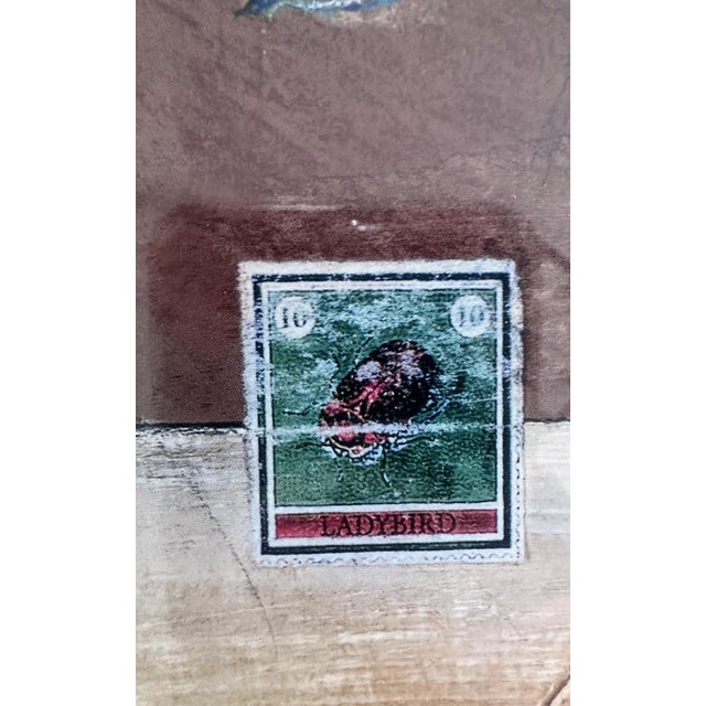 Vintage Orange and Cherry Blossom Pair of Framed Prints For Sale - Image 11 of 12