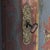 Wood Rustic Farmhouse Folk Art Painted Bridal Cabinet, 1834 For Sale - Image 7 of 16
