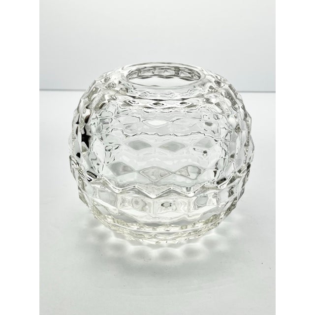 Fostoria “American” Two-Piece Hurricane Candle Fairy Lamp 5 1/2” Length 5 1/2” Height 4 3/4” Suitable for 2” in diameter...