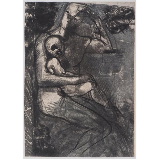 After Auguste Rodin, Nude Mother and Son, Engraving For Sale - Image 6 of 6