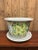 Dress up your houseplants with this beautiful asian ceramic planter and coordinating saucer. Each side features a bird on...