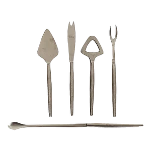 1960s Kalmar Stainless Steel Bar Set- 5 Pieces