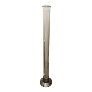 Vintage 2000's 67" Tall Acrylic Lucite Gradient Floor Lamp With Dimmer