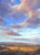 From Page to Zion by Bruce A Gómez | Pastel Landscape with road and colorful sky For Sale