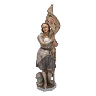 Joan of Arc Statue, 1800s, Plaster For Sale