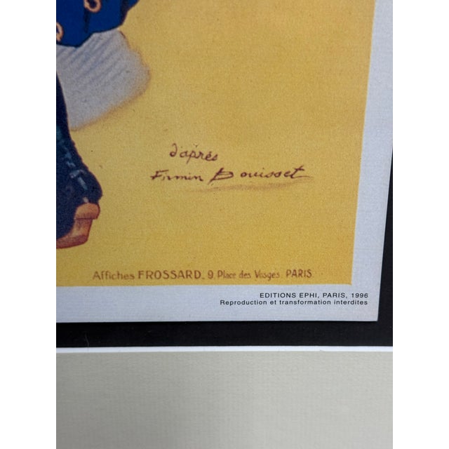 Yellow Framed Chocolat Menier Advertising Print For Sale - Image 8 of 12