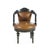 19th Century Office Chair in Oak For Sale - Image 6 of 6