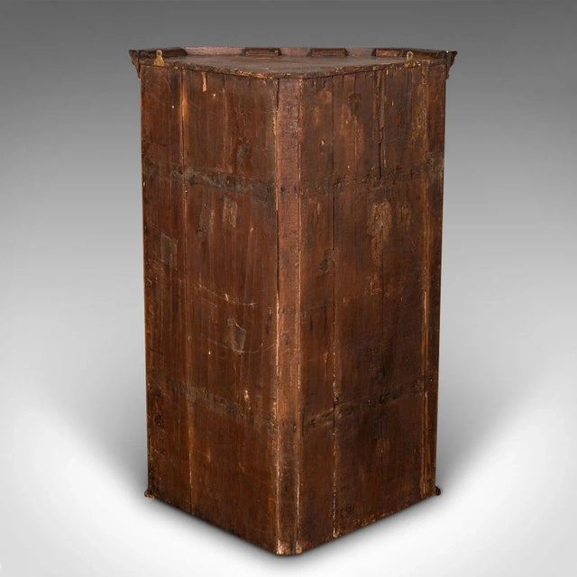 1780s Georgian Antique Corner Cabinet, English, Wall Cupboard, Floor Standing For Sale - Image 6 of 12