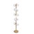 Mid-Century Modern Vintage Italian Brass Floor Lamps With Opaline Ball, Pair Of For Sale - Image 3 of 8