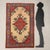 Kars rug in wool, large knot, hand-made. This piece is attributed to the mentioned designer/maker. It has no attribution...