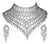 Natural Diamond Necklace & Earring Suite With 135.87 Ct Diamond in 18k Gold For Sale