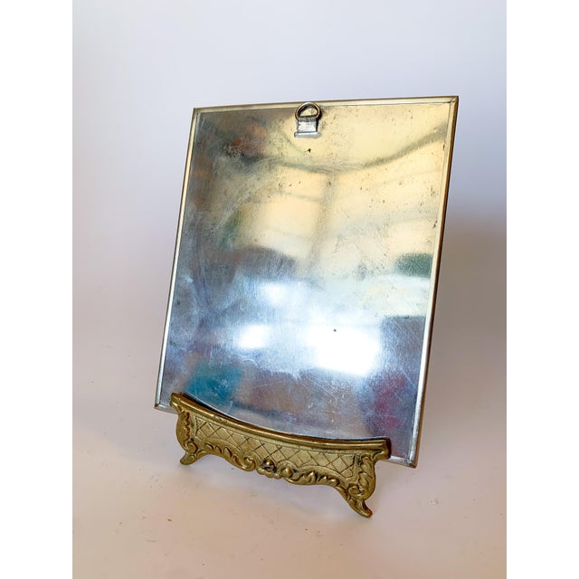 Original Hand Painted Floral Intaglio Print For Sale - Image 4 of 5