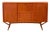 Randers Møbelfabrik Danish Teak Highboard With Bar Designed by Harry Østergaard For Sale