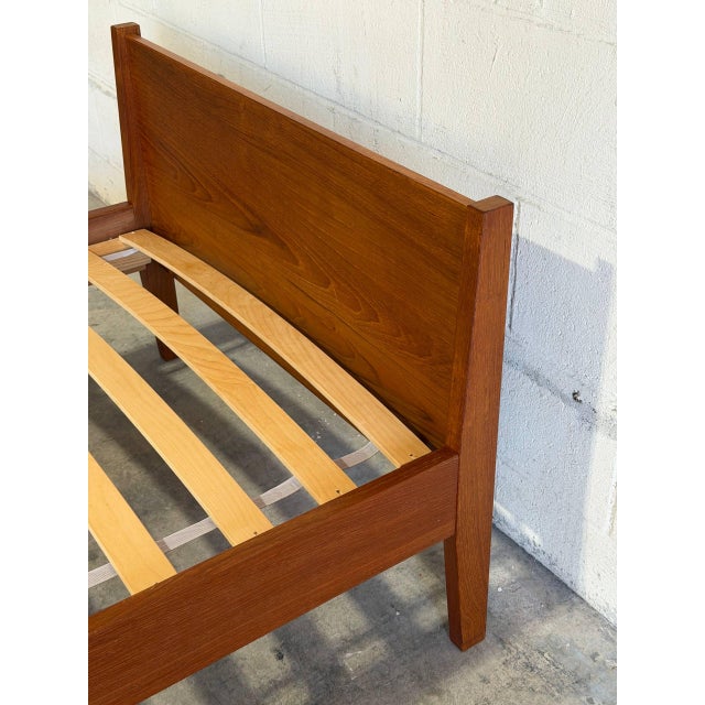 Teak Bed Danish Mid-Century Modern 1960s For Sale - Image 4 of 10