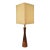Mid Century Modern Walnut Lamp After Phillip Lloyd Powell For Sale