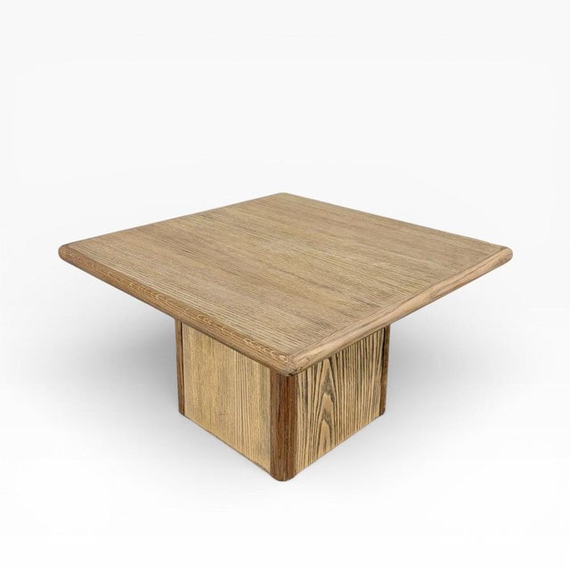 Textile Mid-Century Pine & Oak Coffee Table from Trioh For Sale - Image 7 of 8
