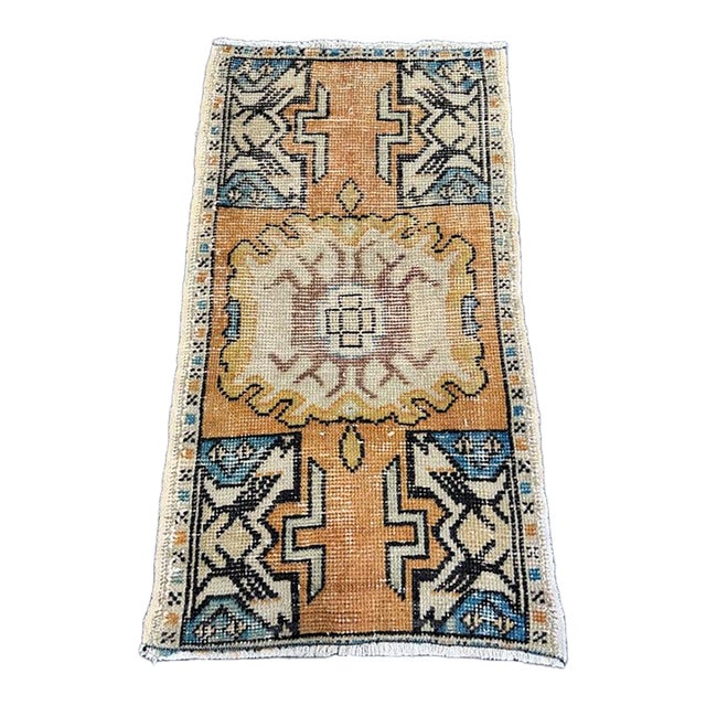 Turkish Yastik Rug 1'7" x 2'10" For Sale
