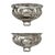 1960s Silver Plated Mead Dome as Wall Pockets or Planters - A Pair For Sale In Los Angeles - Image 6 of 6