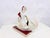 Large Art Deco Porcelain Sculpture Leda with Swan from Galos, 1970s For Sale - Image 15 of 18