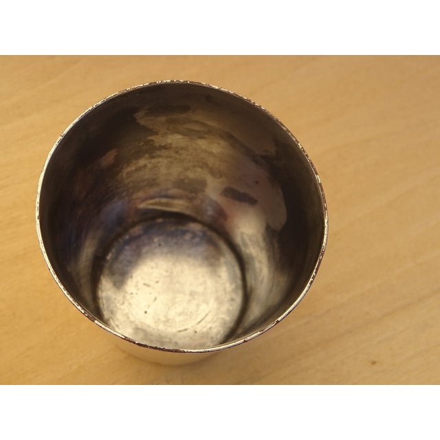 Silver-Plated Metal Cup by Ercuis for Befos For Sale - Image 9 of 16