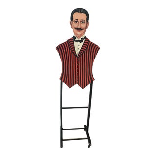 Vintage Painted Bloomingdales Clothing Butler For Sale