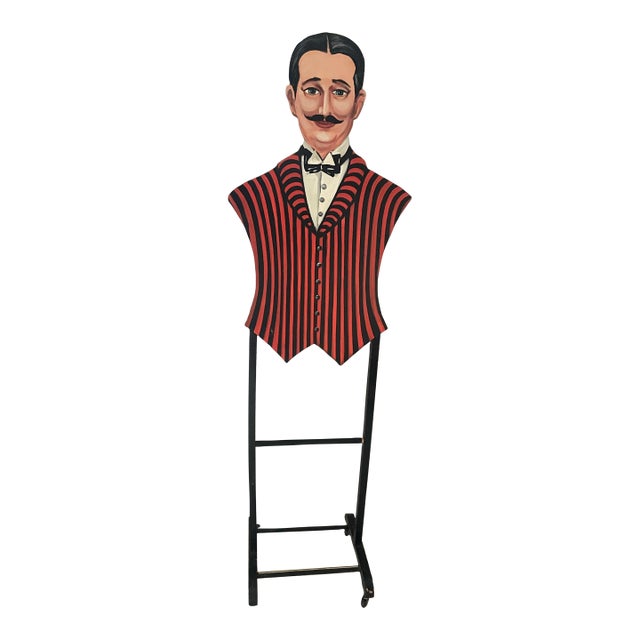 Vintage Painted Bloomingdales Clothing Butler For Sale