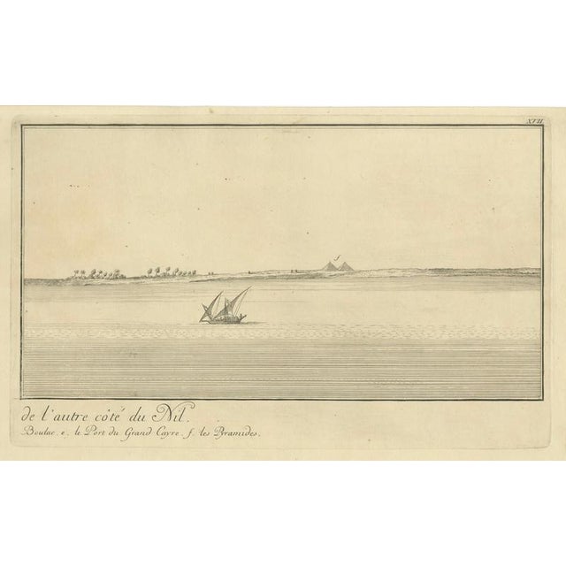 Mid 18th Century Across the Nile with Distant Pyramids, 1755, Paper, Set of 2 For Sale - Image 5 of 10