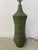 Green 1980s Lee Rosen Mid-Century Ceramic Green Glaze Table Lamp For Sale - Image 8 of 12
