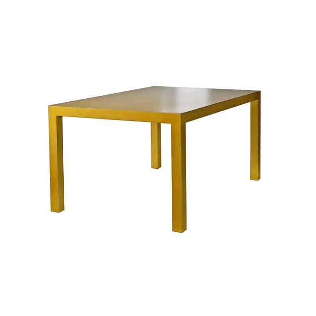 Custom Made Parsons Dining Table For Sale - Image 9 of 9