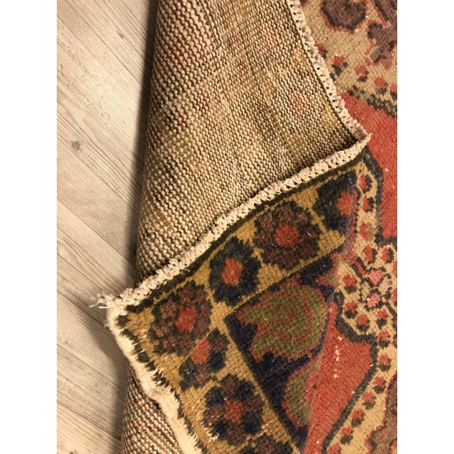 Handmade Bohemian Turkish Rug- 4′4″ × 7′9″ For Sale - Image 9 of 11