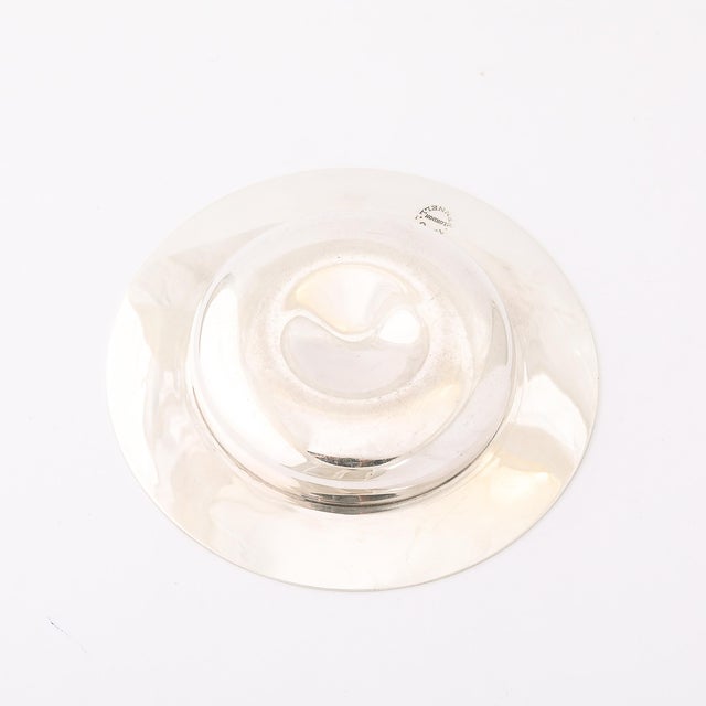 Metal Art Deco Sterling Silver Dish Signed and Hallmarked Theo Fennel For Sale - Image 7 of 10