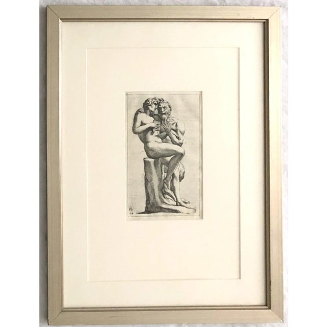 A 17th c. Set of 6 Custom Framed Etchings with Museum Glass, by Listed French Painter, Draftsman and Printmaker, Francois...