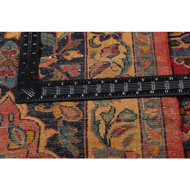 Antique Persian Lilihan Rug, 11'06 X 17'04 For Sale In Dallas - Image 6 of 9