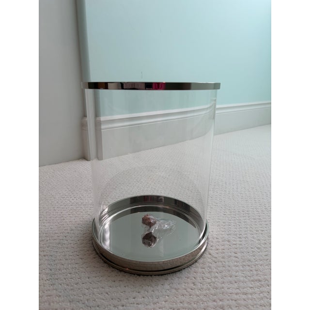 Ralph Lauren Home Medium Modern Hurricane Silver Nickel New $795 For Sale In Greensboro - Image 6 of 6