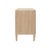 Not Yet Made - Made To Order Matthew Izzo Home Hammond Fluted Cerused Oak Two Drawer Side Table With Brass Knobs For Sale - Image 5 of 7