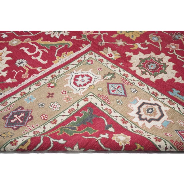 Early 21st Century Red Turkish Rug 10'0'' X 14'0'' For Sale - Image 9 of 10