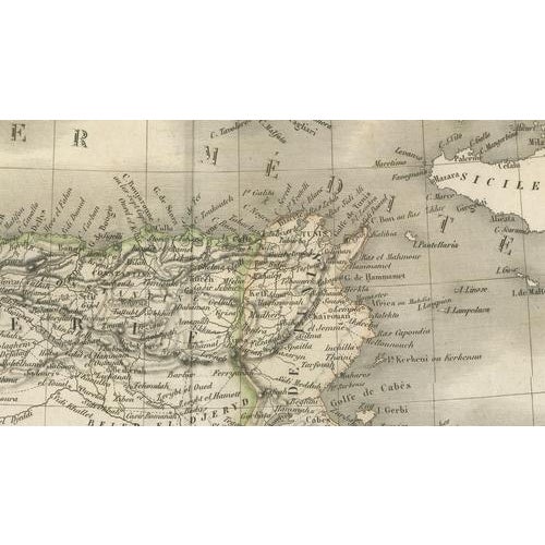North Africa Map by Lapie, 1837 For Sale - Image 4 of 13